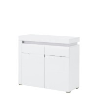 Kumode IRMA IM3, balts/balts glancēts/balts